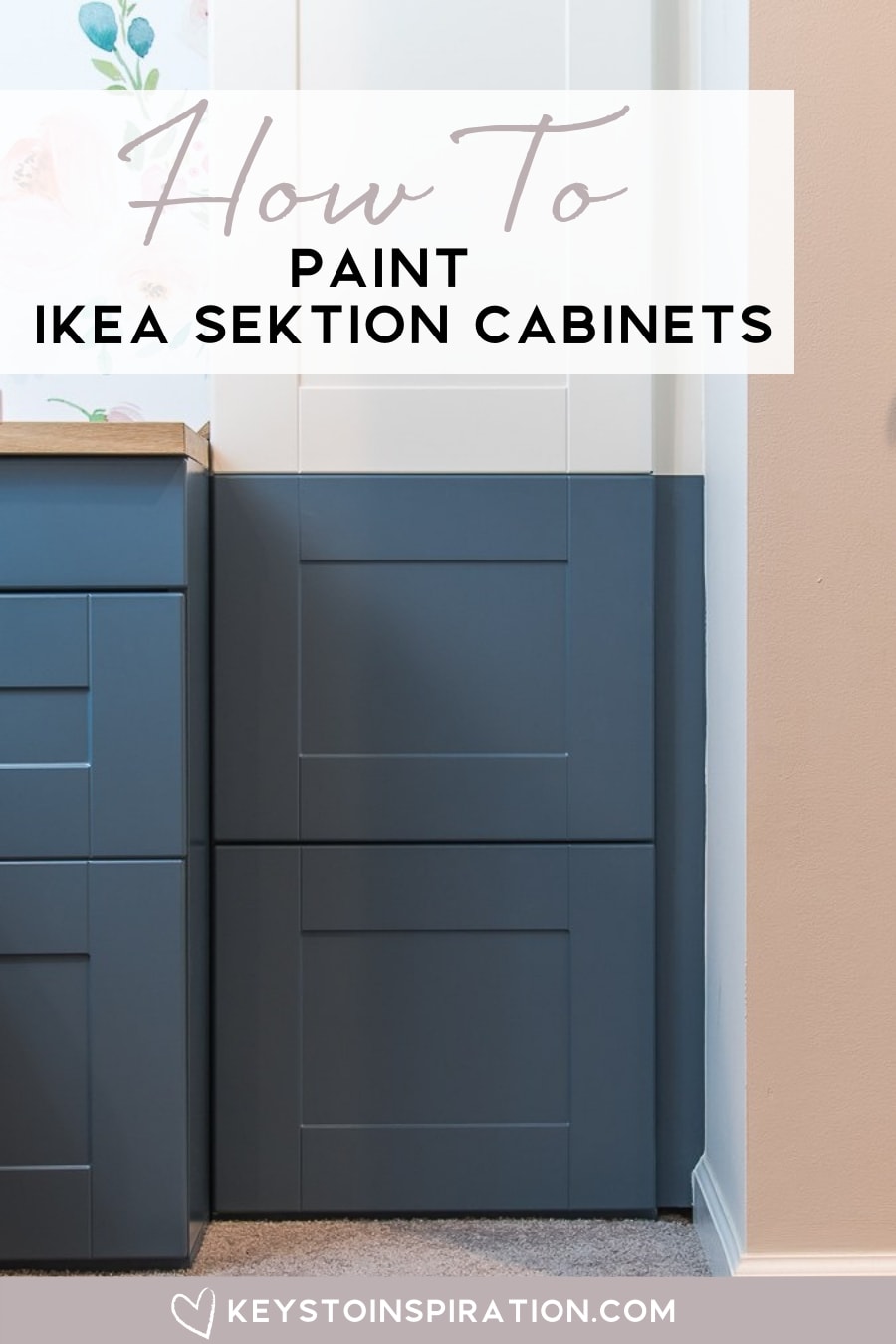 How To Paint Ikea Sektion Cabinets One Room Challenge Week 4